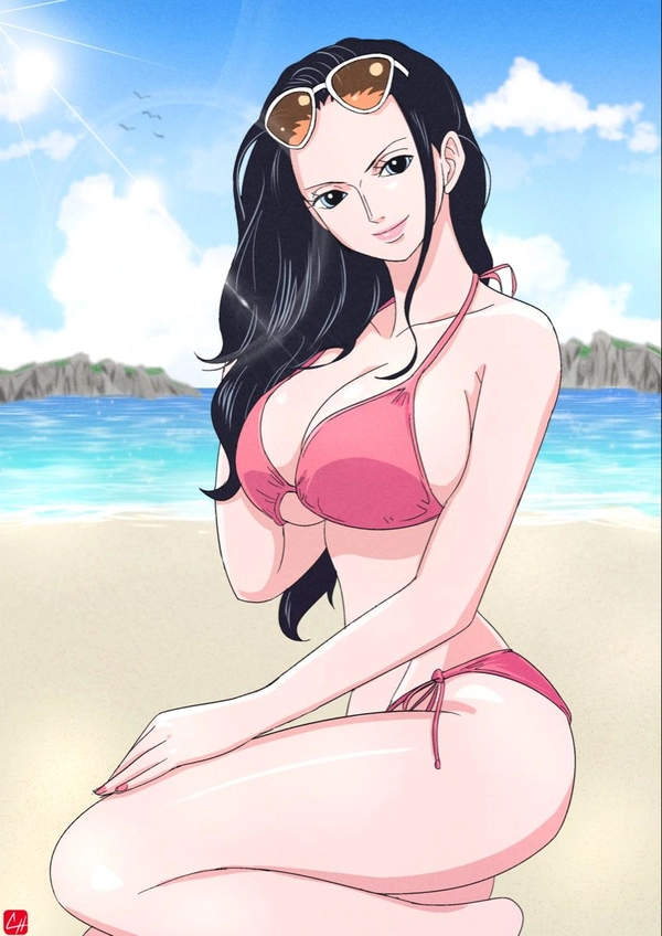 ảnh nico bikini hồng