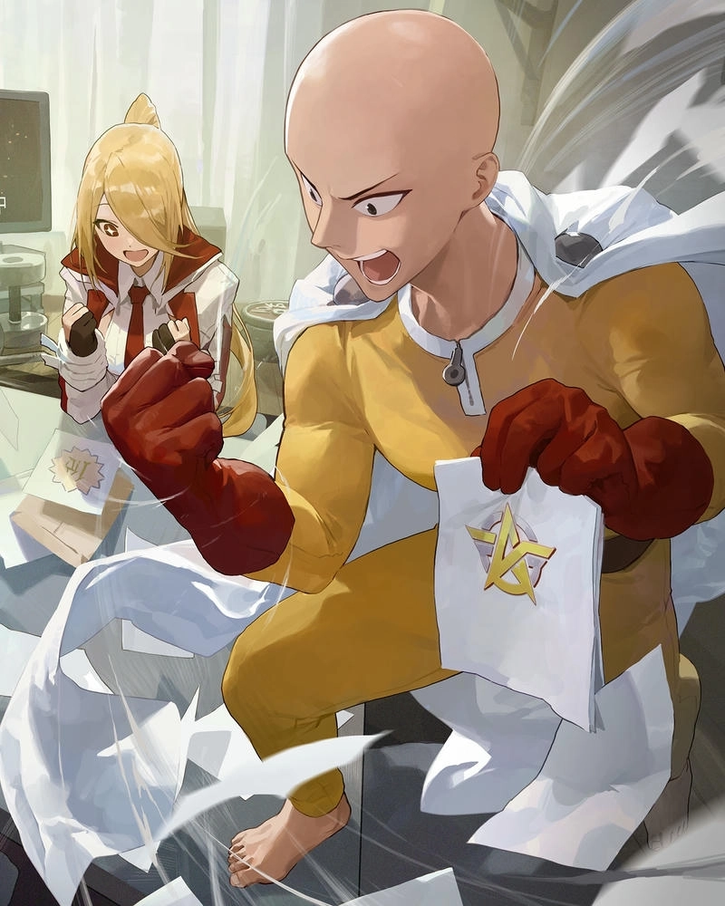 ảnh saitama 4k sắc nét