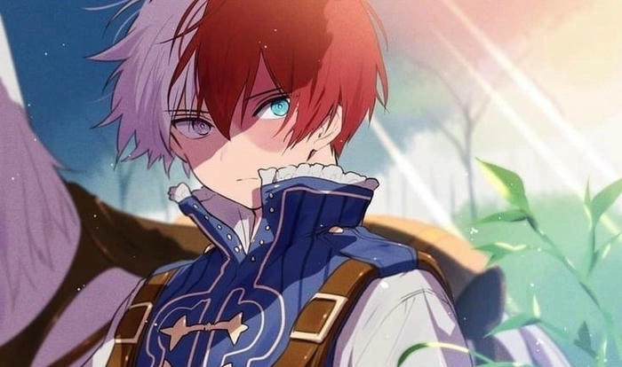 Hình Shoto Todoroki mạnh mẽ