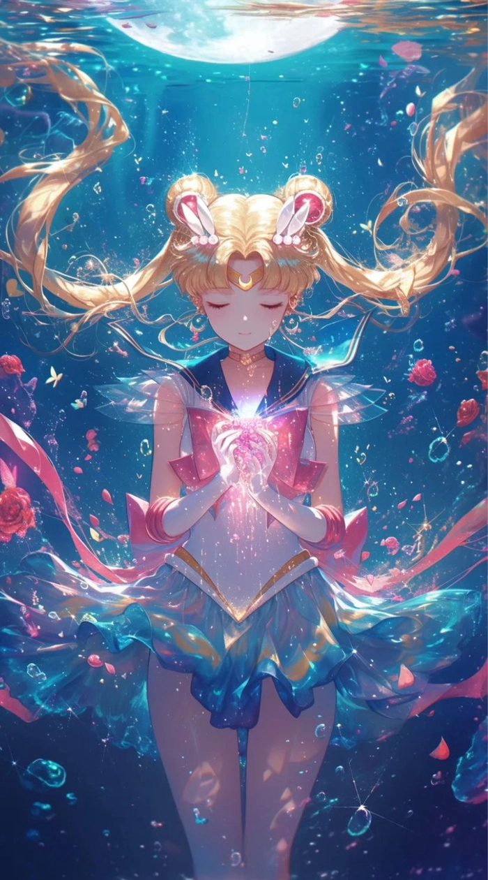 ảnh usagi dưới biển