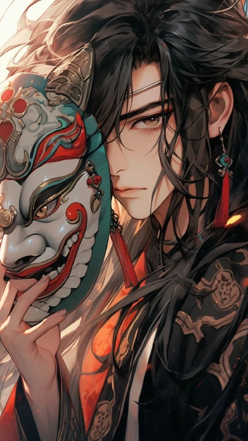 Gương mặt cổ trang anime đẹp