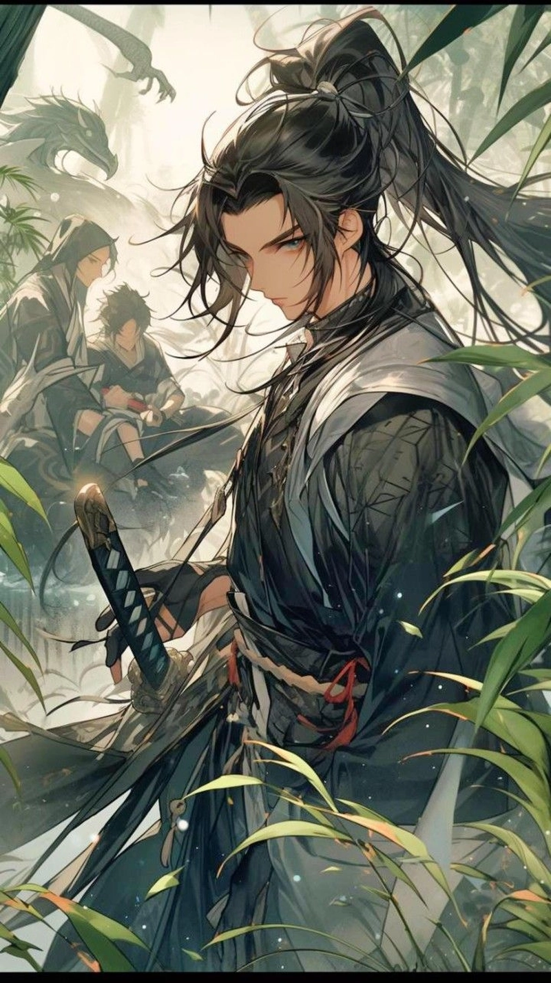 hình anime cổ trang nam anh hùng