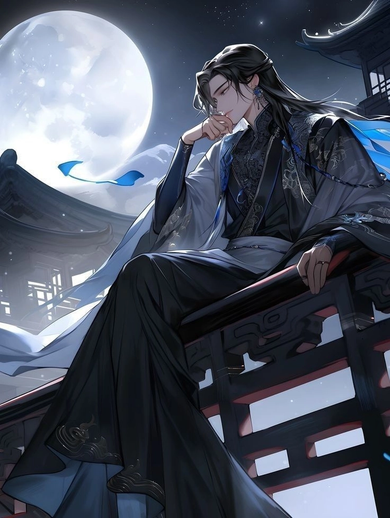 ảnh anime nhân vật nam cổ trang