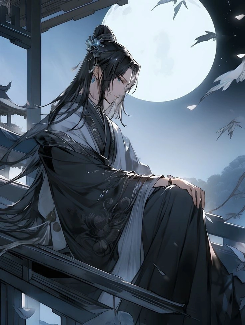 hình anime nam phong cách cổ trang