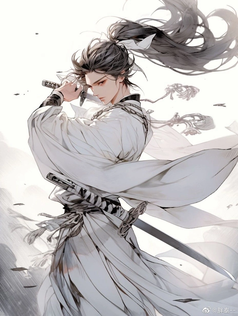 hình anime cổ trang nam ngầu