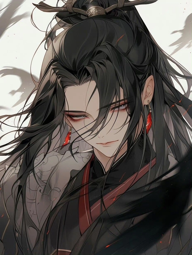 Hình vẽ cổ trang anime nam