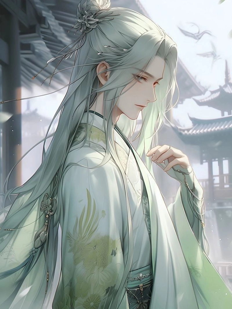 Hình cổ trang trai anime đẹp