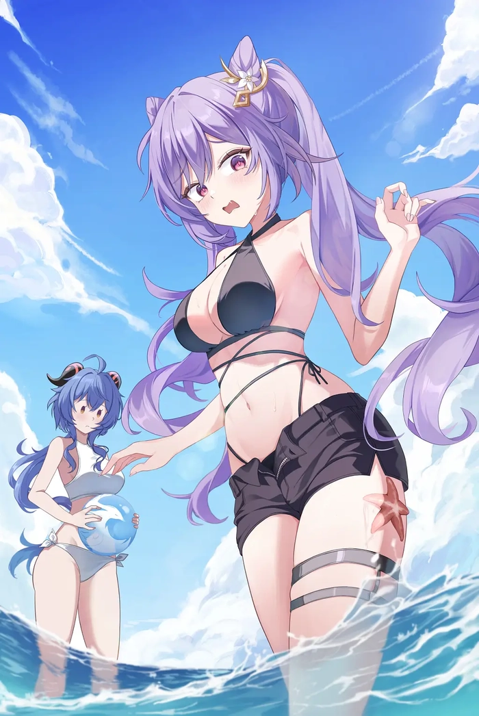 gái anime mặc bikini sexy