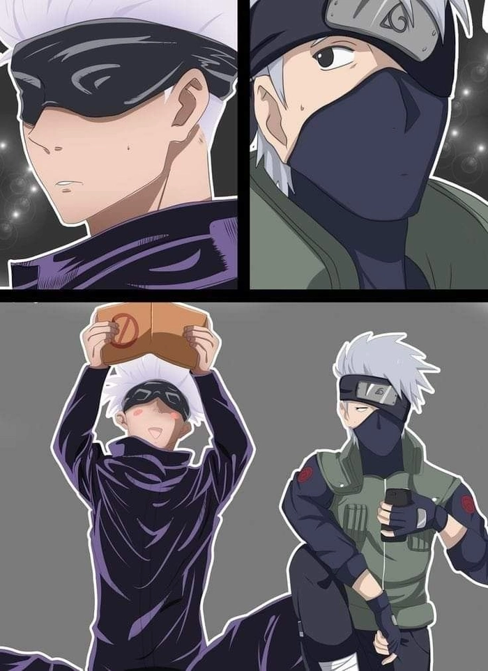 gojo x kakashi dễ thuongw