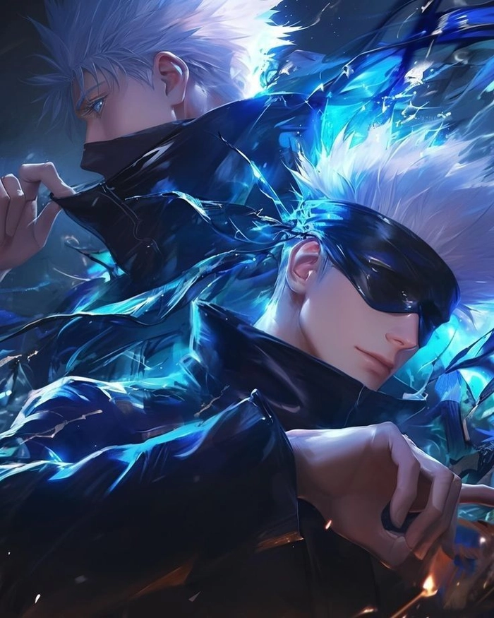 gojo x kakashi nghệ thuật