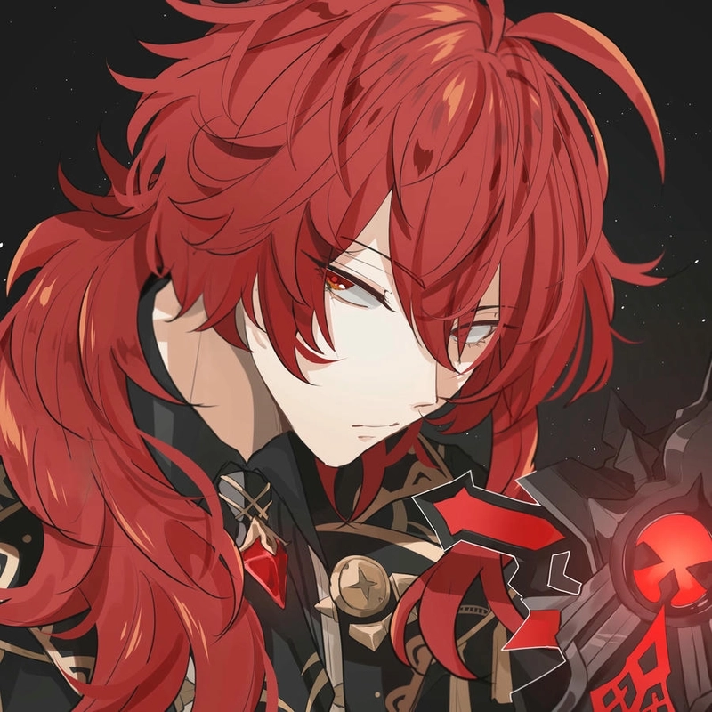 hình Diluc ấn tượng