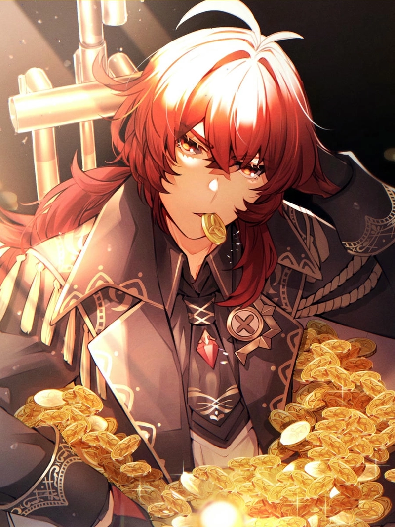 hình Diluc đẹp chấtq