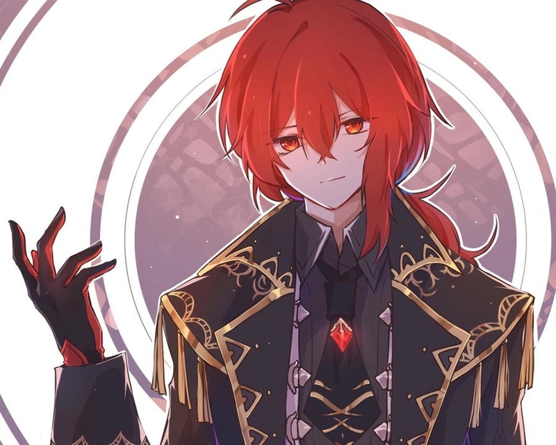 hình Diluc phong cách