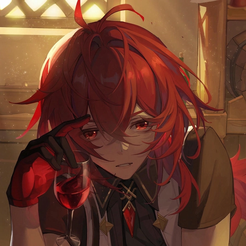 hình Diluc soái ca ngầu