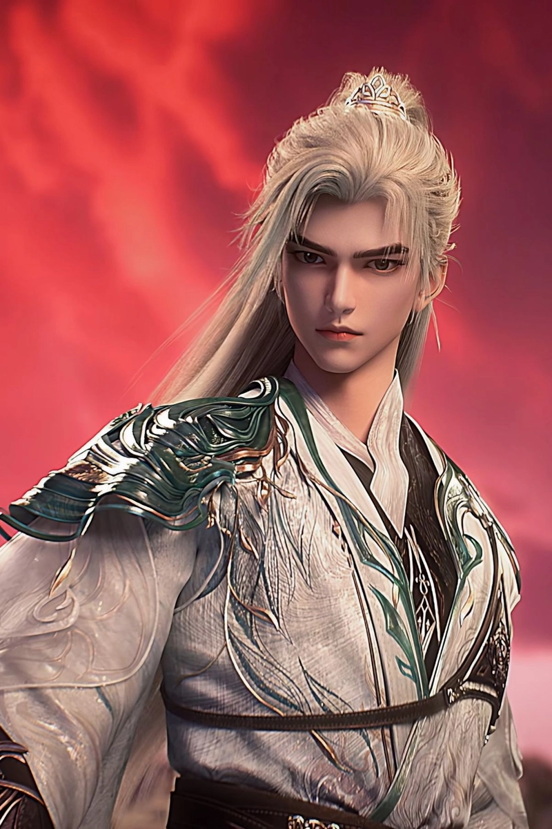 hình ảnh Thạch Hạo tóc trắng