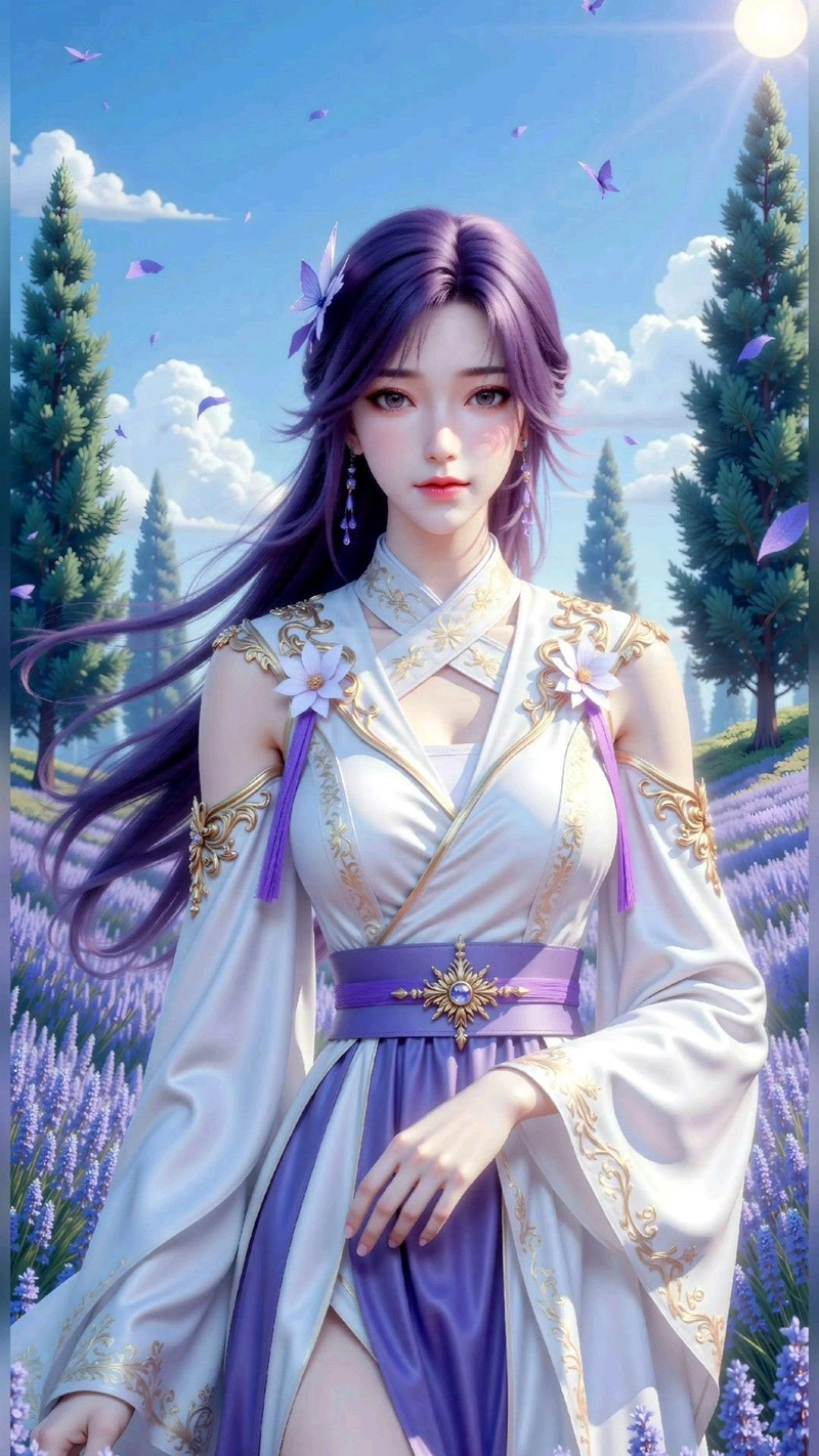 hình ảnh Vân Hi vườn hoa