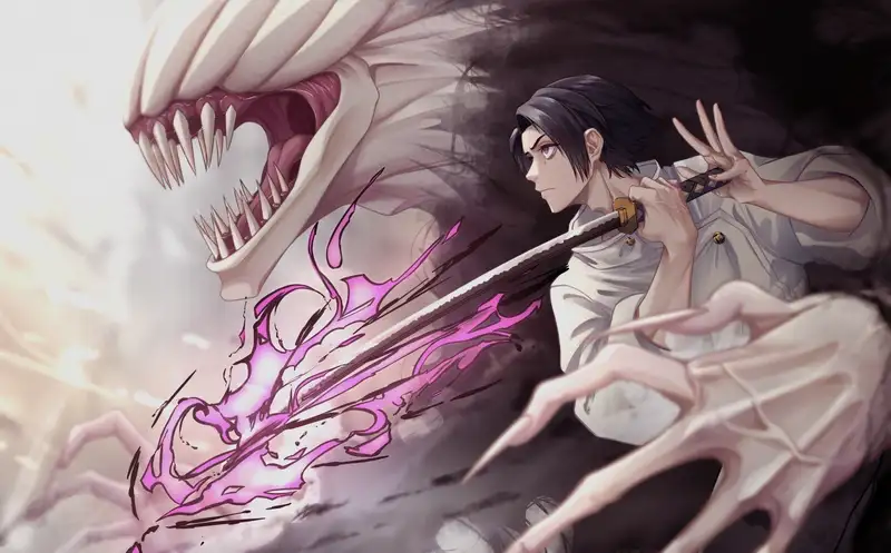 hình ảnh Yuta ngầu và chất trong anime