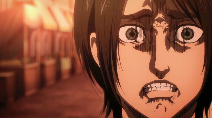 hình ảnh eren yeager sợ hãi