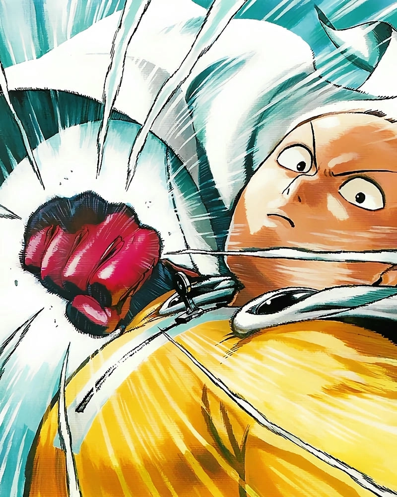 hình ảnh saitama nghiêm túc full hd