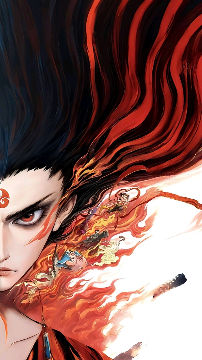 hình nền natra anime nửa mặt