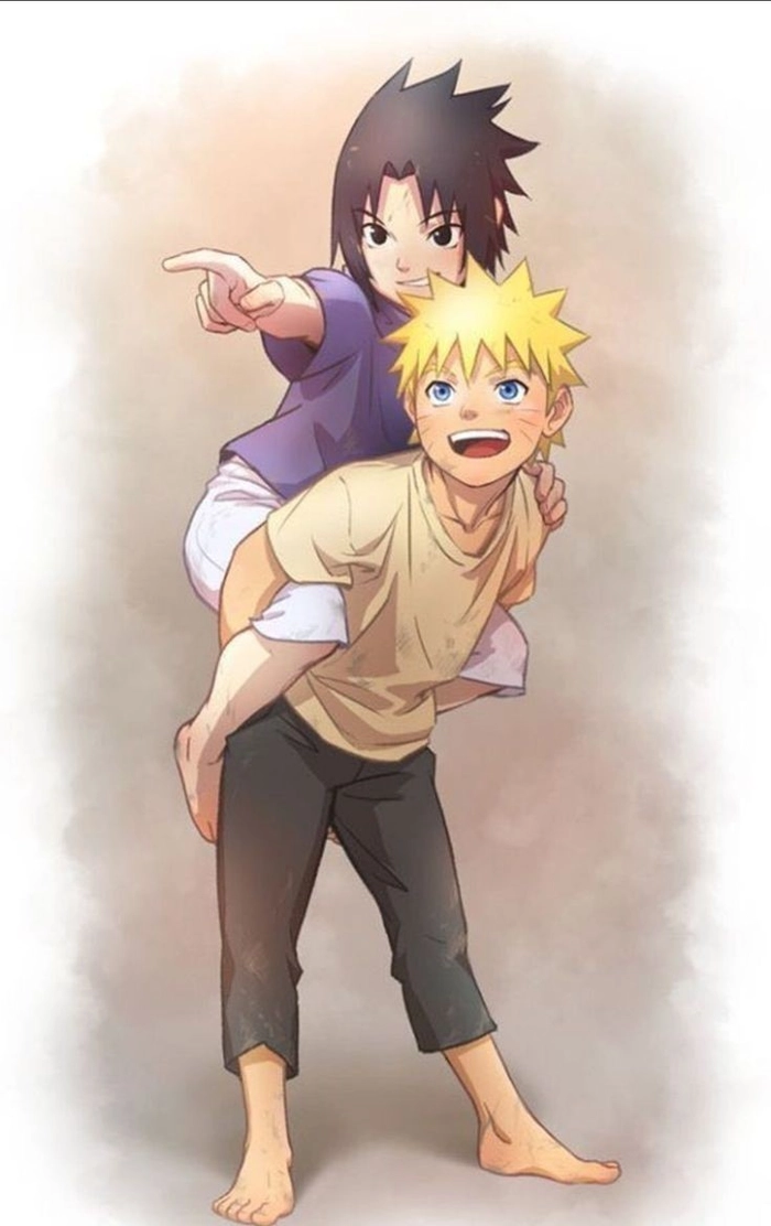 naruto x sasuke bé