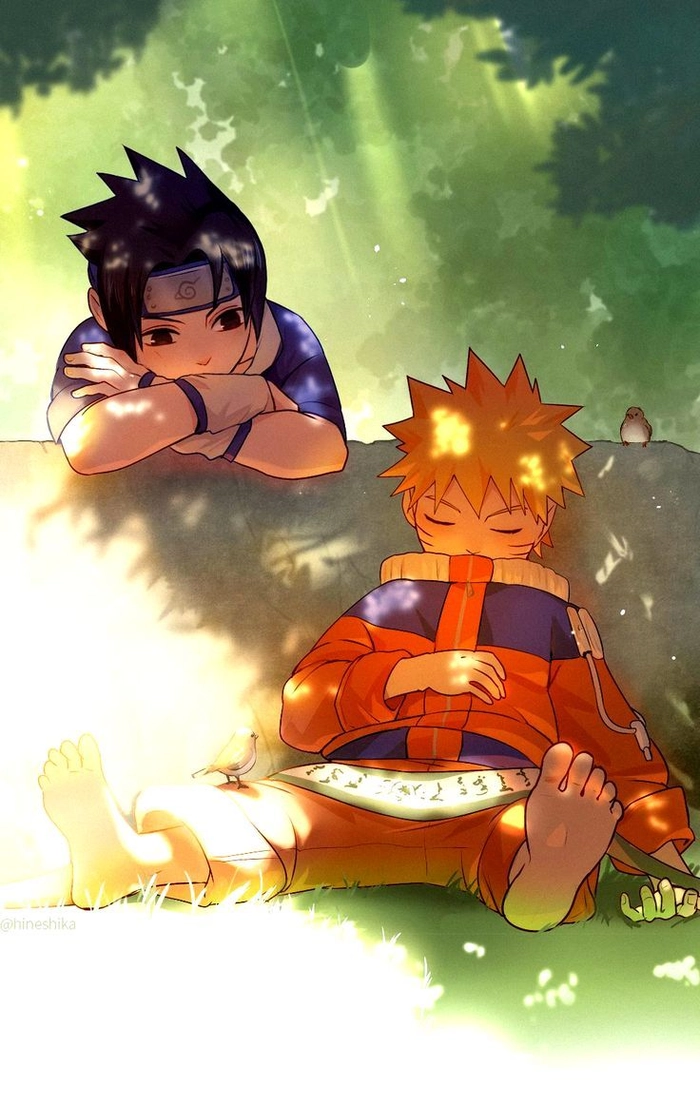 naruto x sasuke dễ thương