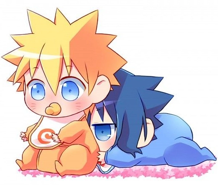 naruto x sasuke em bé