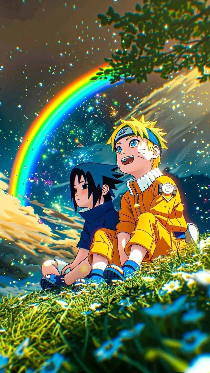 naruto x sasuke hồi bé