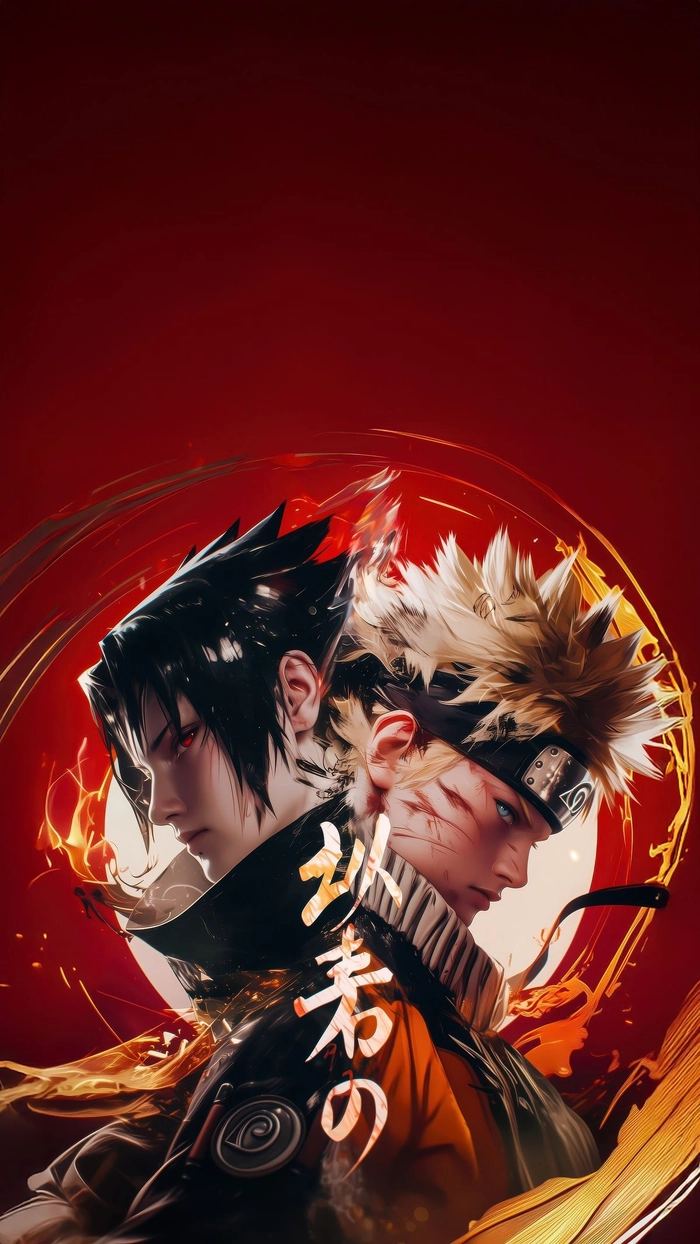naruto x sasuke nền điện thoại