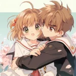 sakura x li syaoran cute