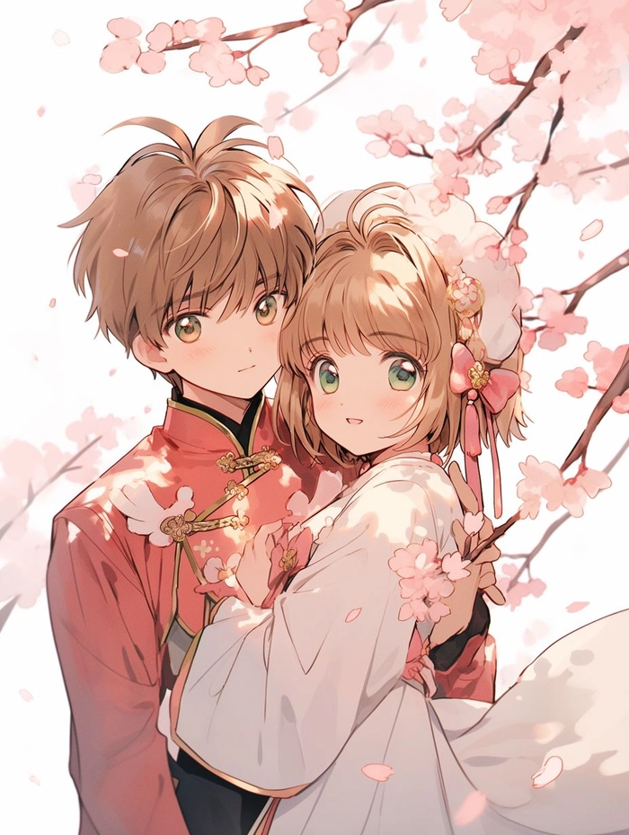 sakura x li syaoran hoa anh đào
