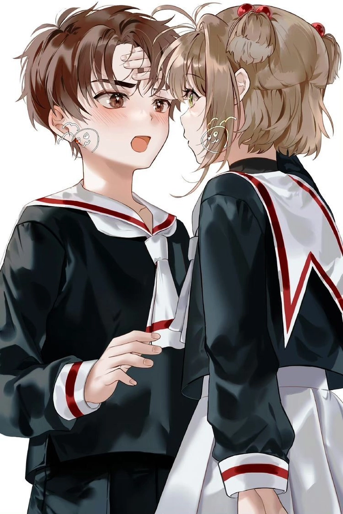 sakura x li syaoran học sinh