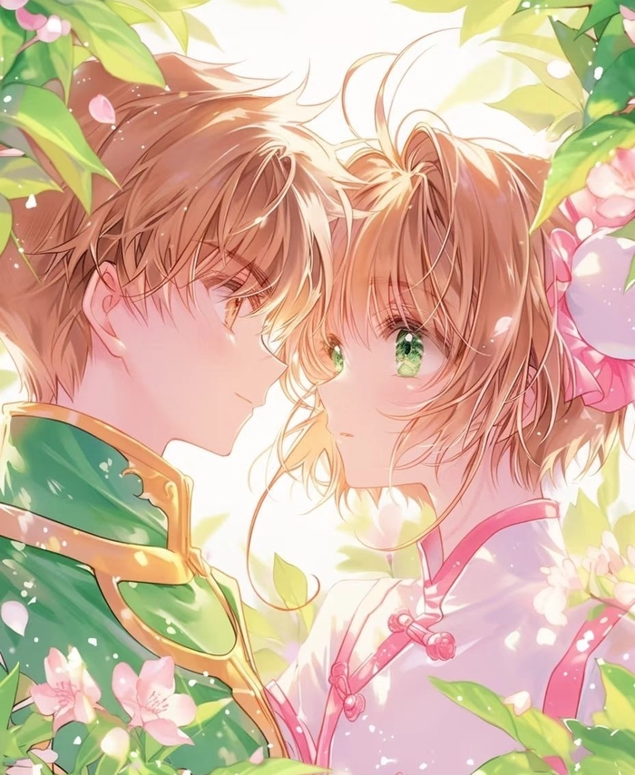 sakura x li syaoran nhìn nhau