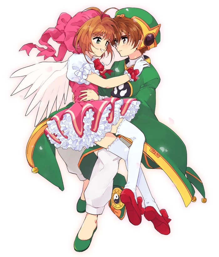 sakura x li syaoran ôm nhau