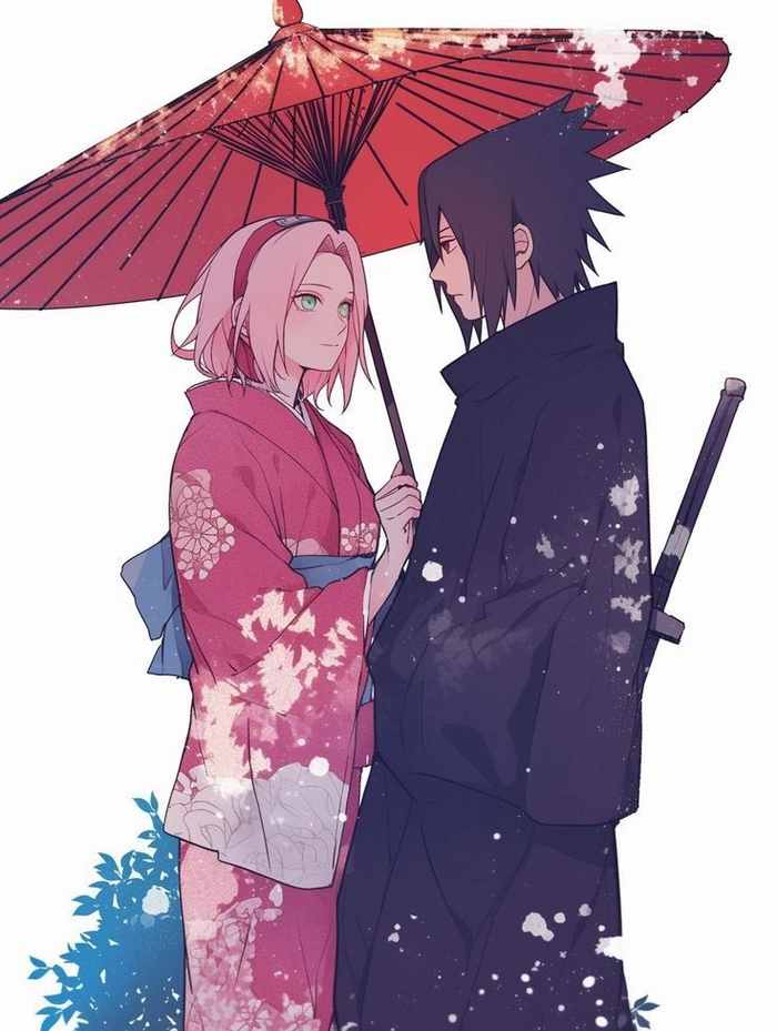 sakura x sasuke đi lễ hội