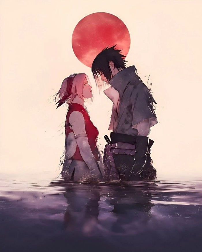 sakura x sasuke fanart