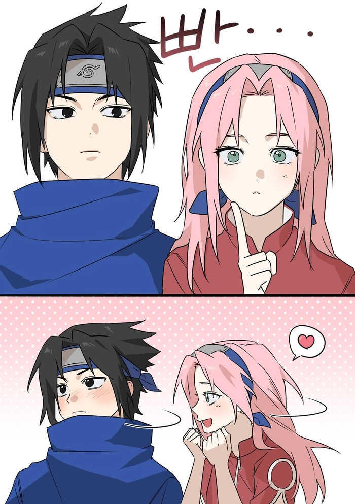 sakura x sasuke siêu cute