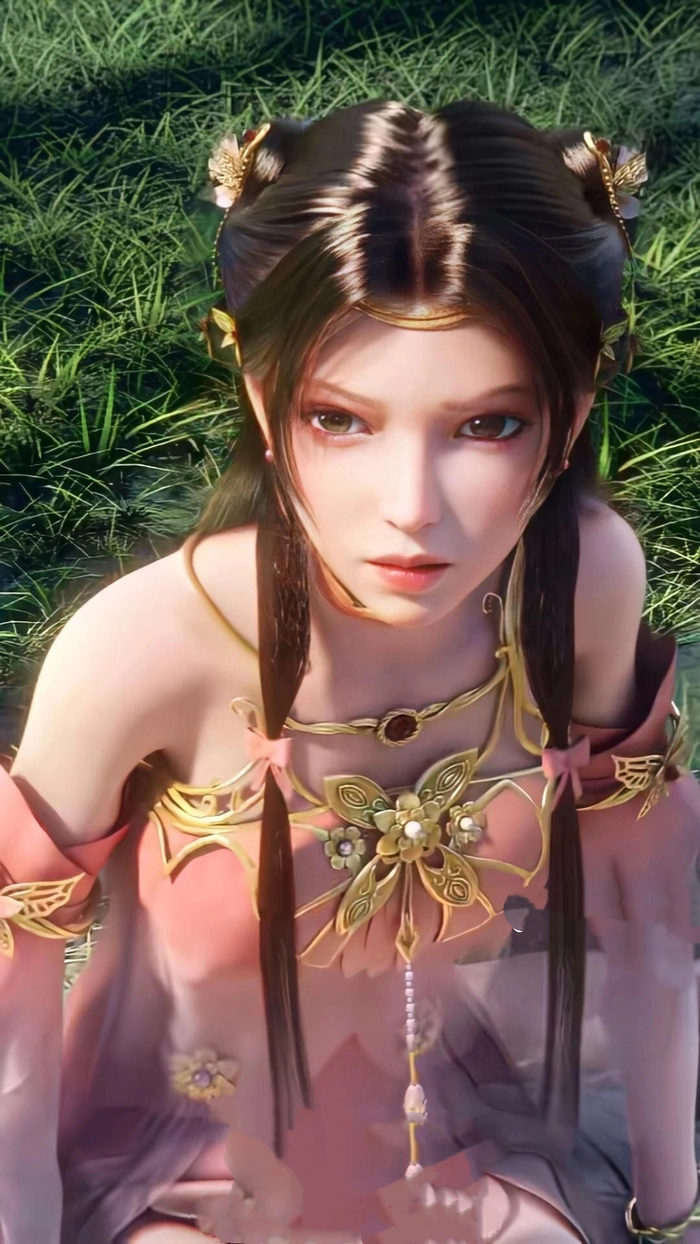 Ảnh Điền Linh Nhi căng thẳng