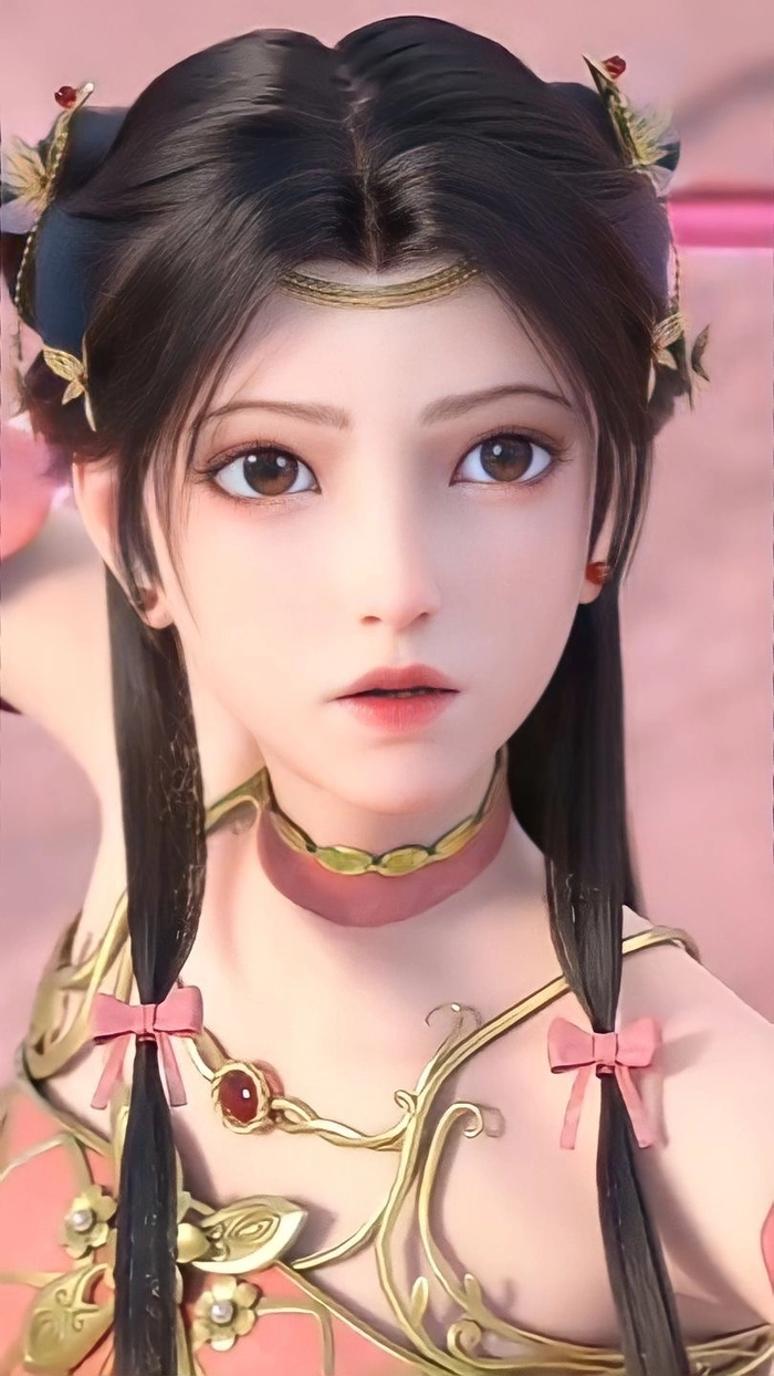 Ảnh Điền Linh Nhi ngơ ngác