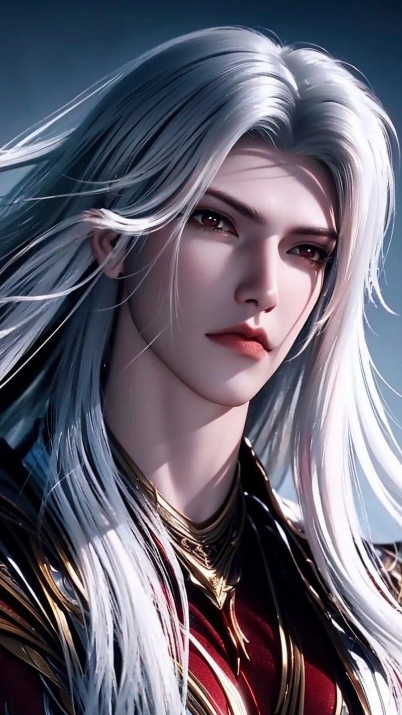 Ảnh Đường Tam tóc trắng