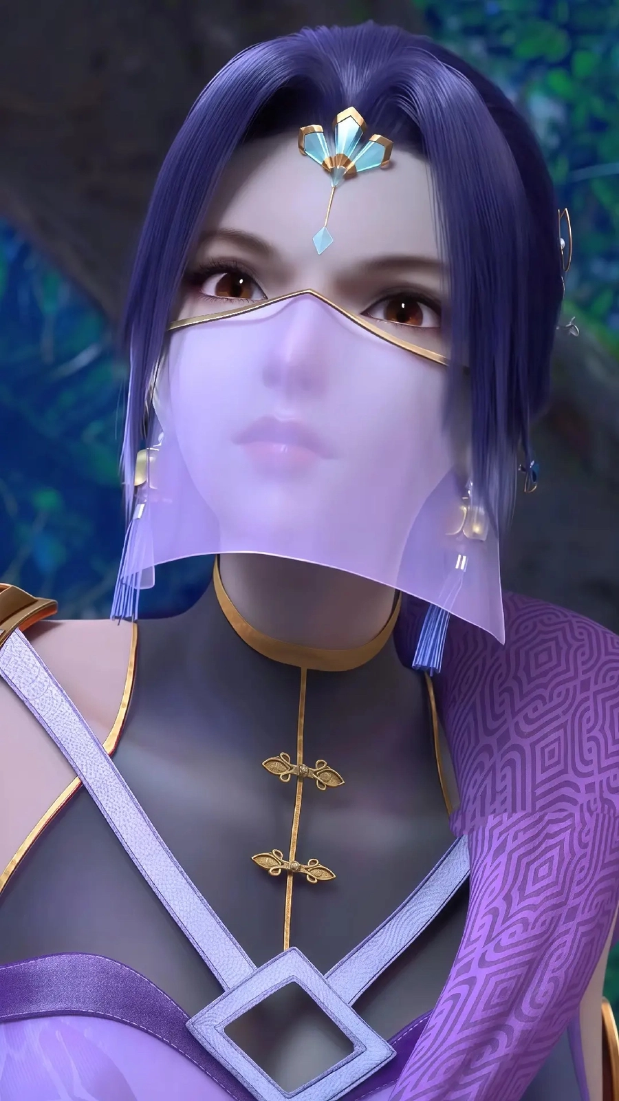 Ảnh Hạ Ngưng Thường cau mày