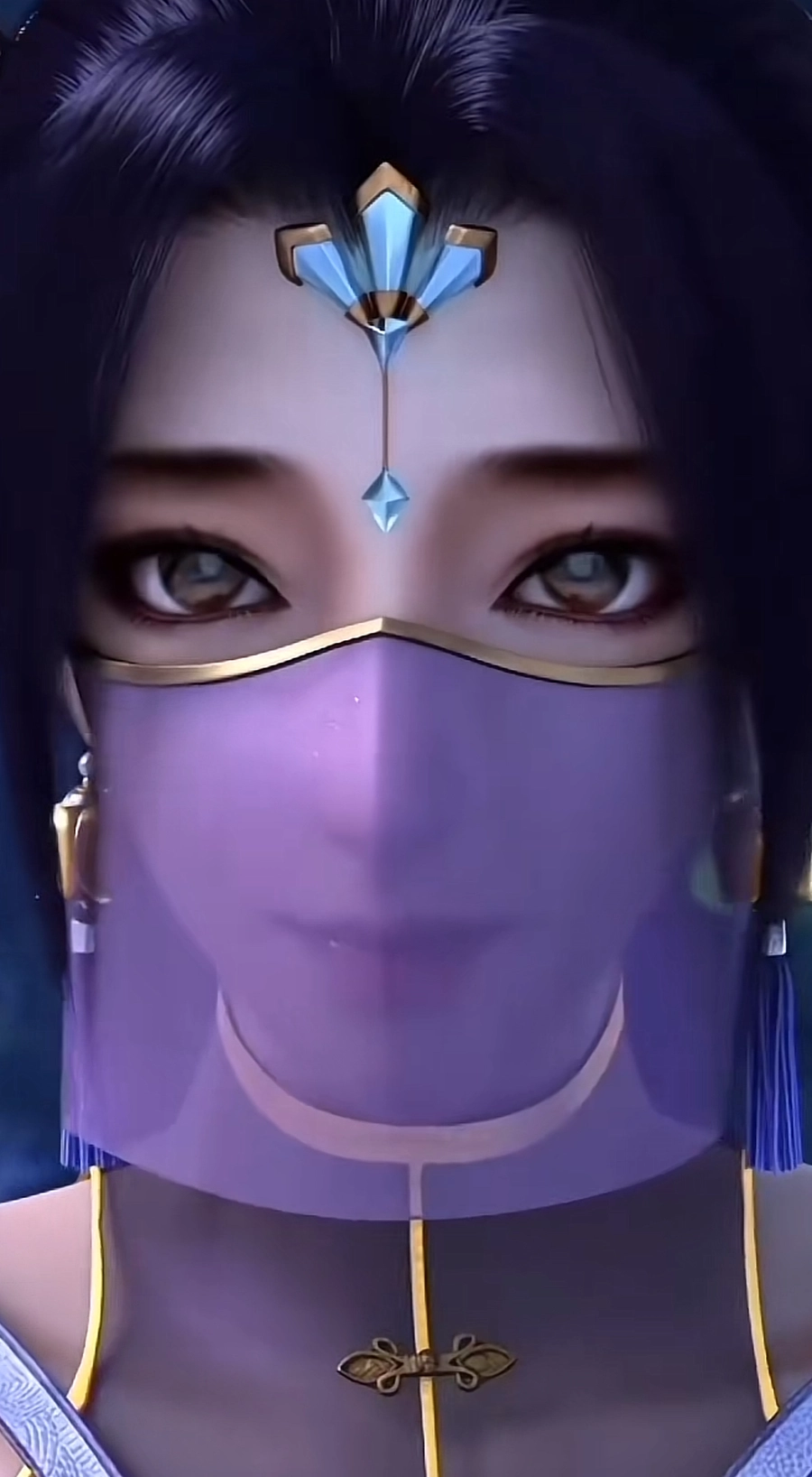 Ảnh Hạ Ngưng Thường cười mỉm