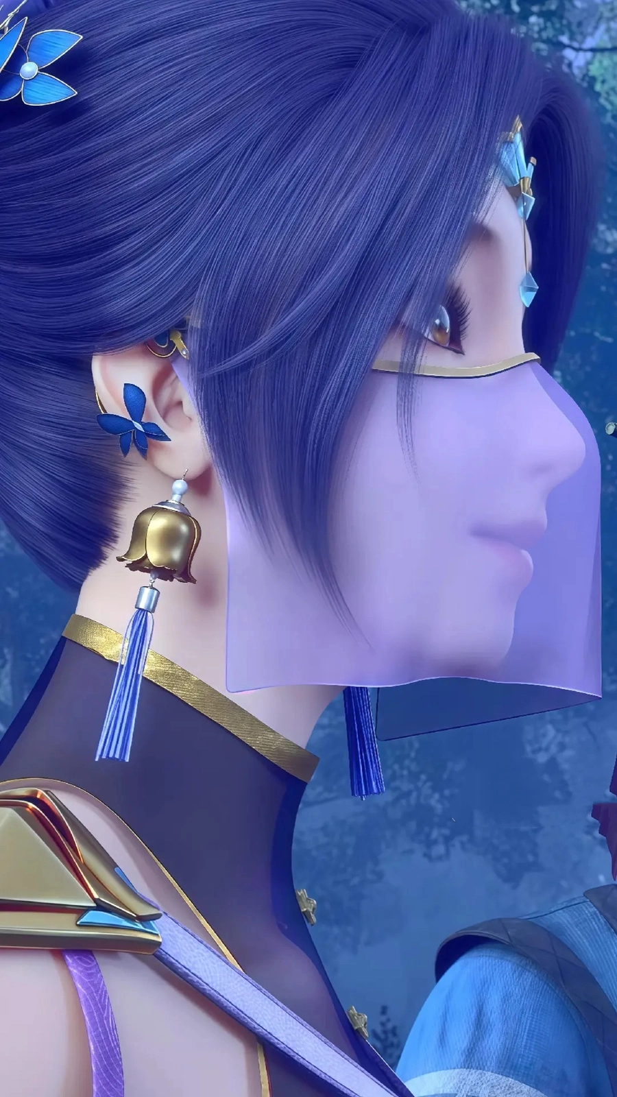 Ảnh Hạ Ngưng Thường góc nghiêng