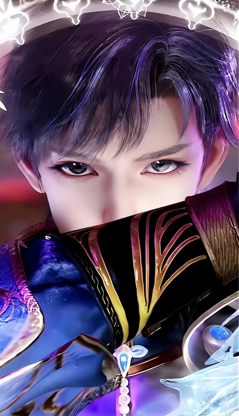 Ảnh Hoắc Vũ Hạo che mặt