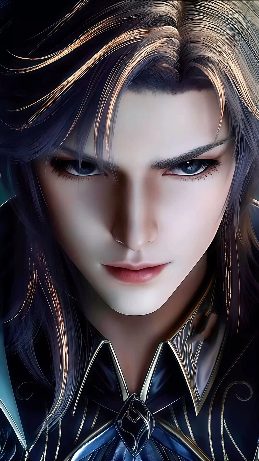 Ảnh Hoắc Vũ Hạo cười đểu