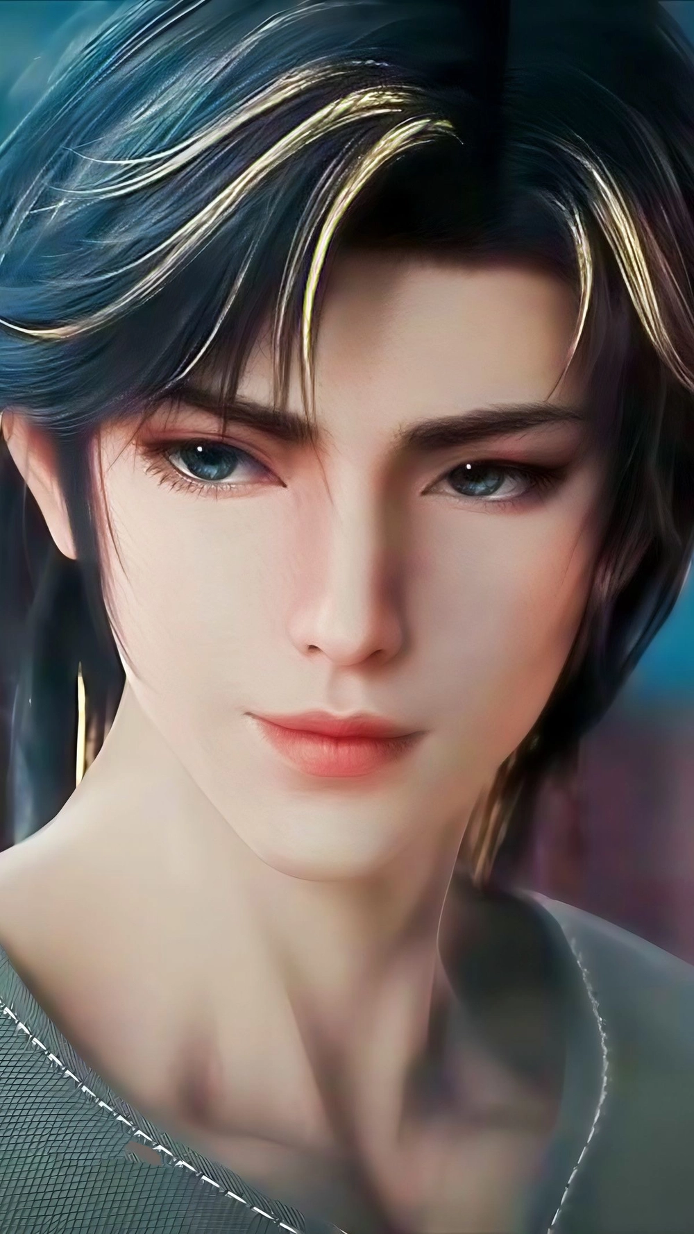 Ảnh Hoắc Vũ Hạo cười mỉm