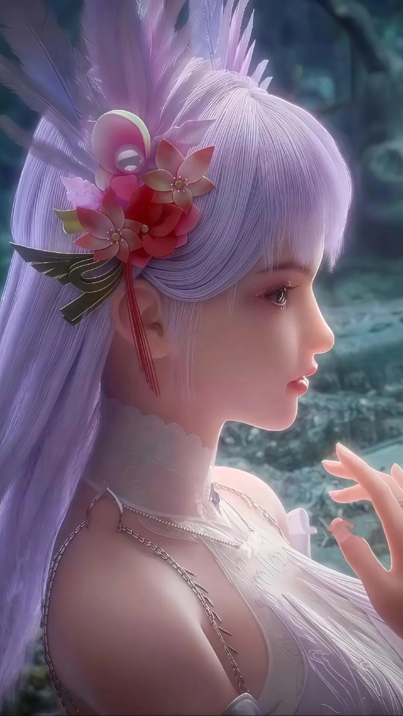 Ảnh Lâm Tử Nguyệt góc nghiêng