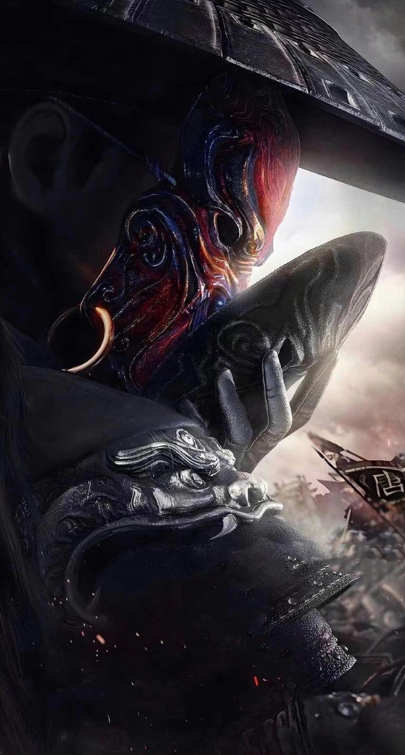 Ảnh Lý Tinh Vân đeo mặt nạ