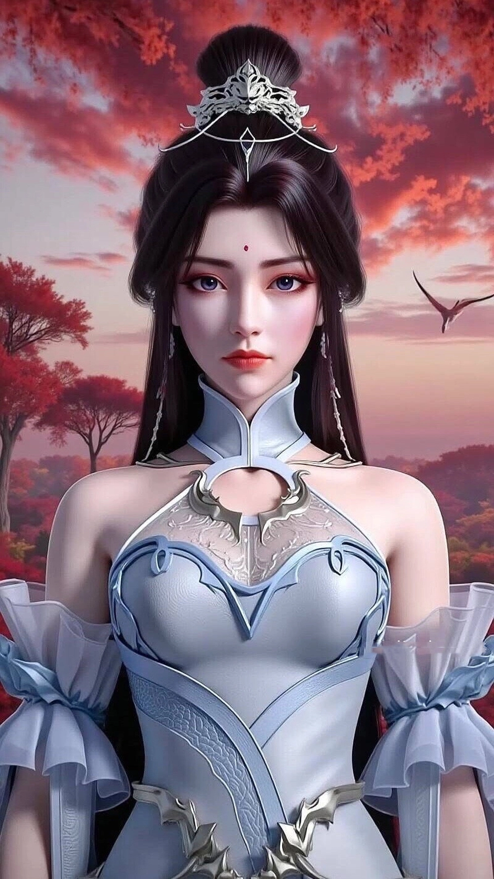 Ảnh Nguyệt Thiền cực lạnh lùng