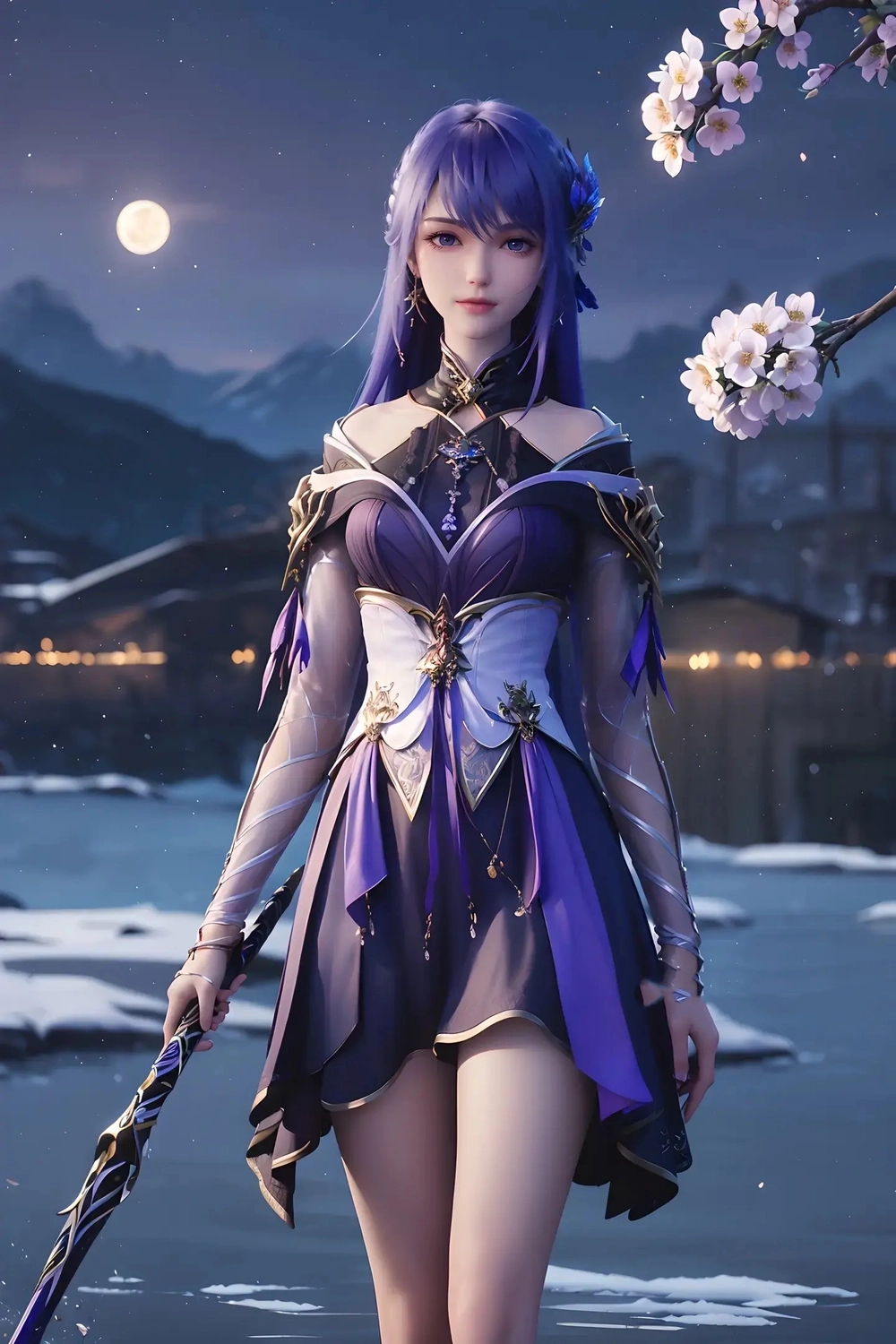 Ảnh Thánh Thải Nhi cầm kiếm